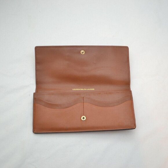 Ralph Lauren Vintage Leather Wallet Organizer Pre Owned - Picture 6 of 7